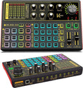 Professional Audio Mixer Sound Card with DJ Mixer Effects, Voice Changer and LED Light, Pack of 2 S285716