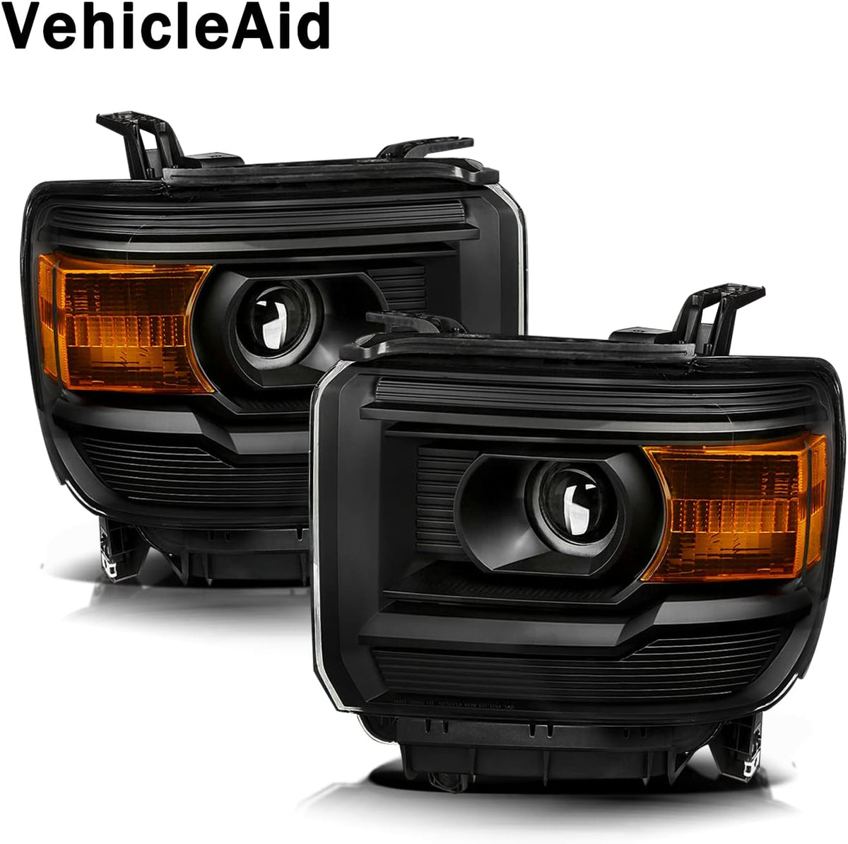Halogen Headlight Assembly Driver and Passenger Side Y405