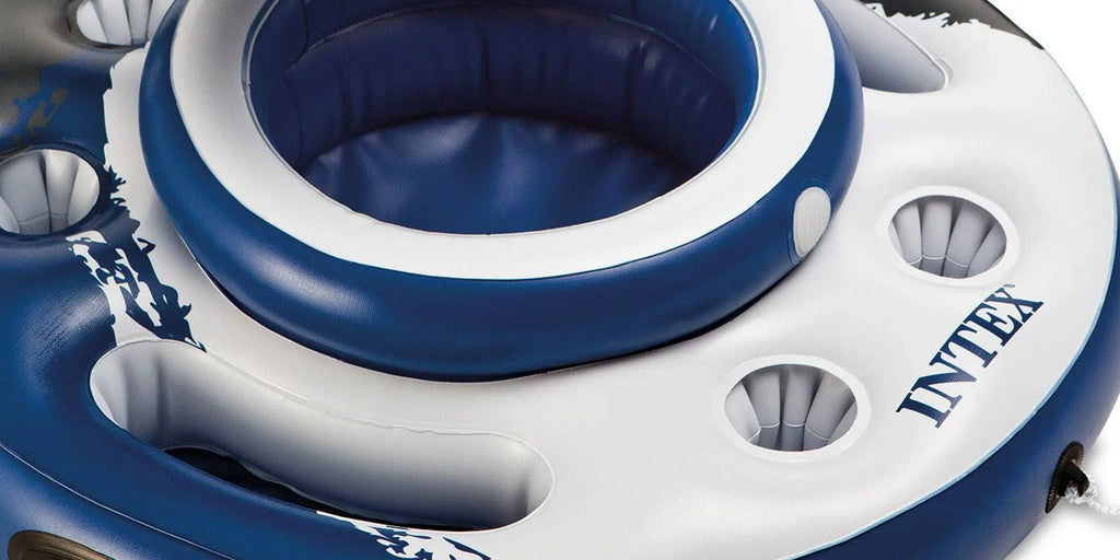 Inflatable Water Tube (2 Pack) and Inflatable Beverage Cooler R1685