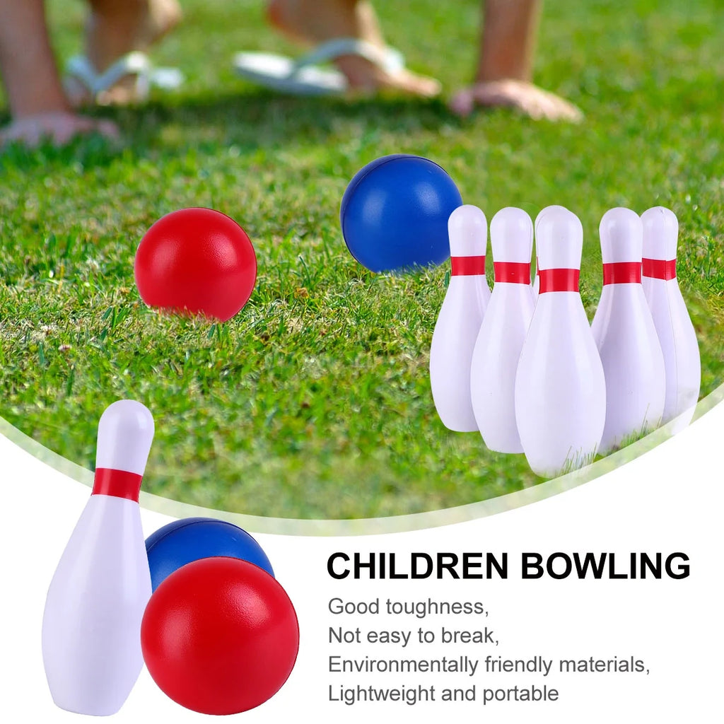 Colorful Bowling Ball Kit Indoor Outdoor Sports Toy S794