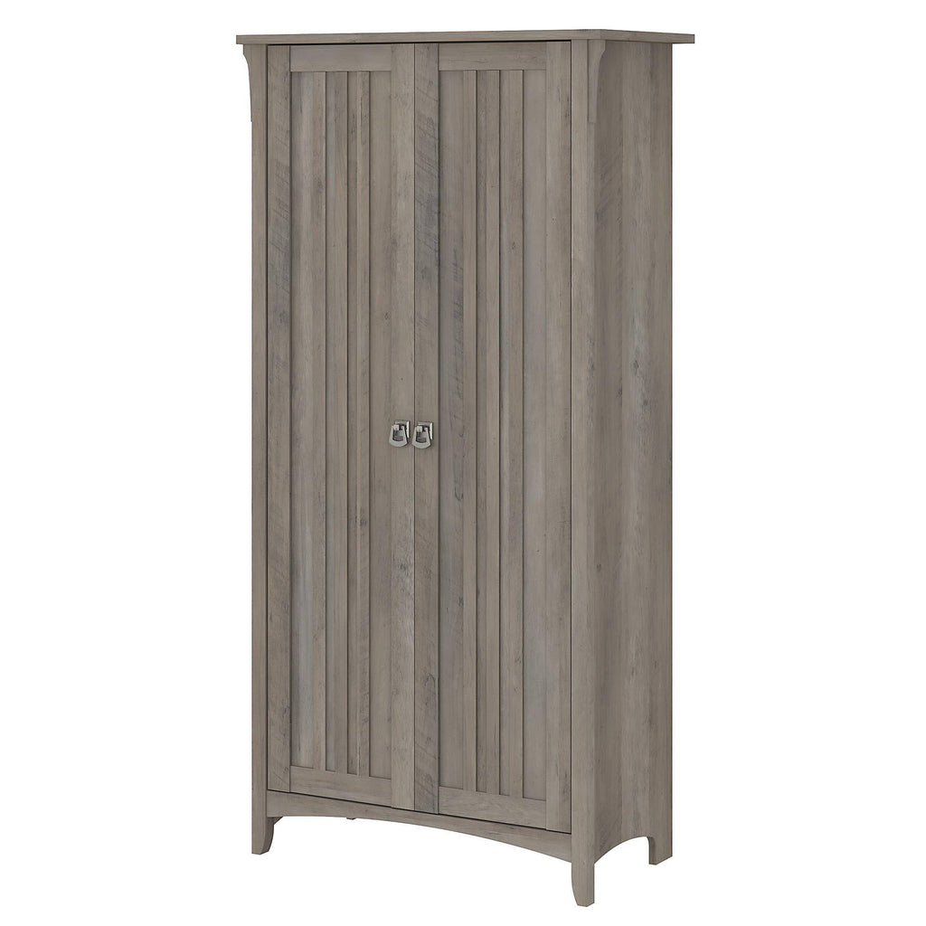Gray Bathroom Storage Cabinet with Doors C9489