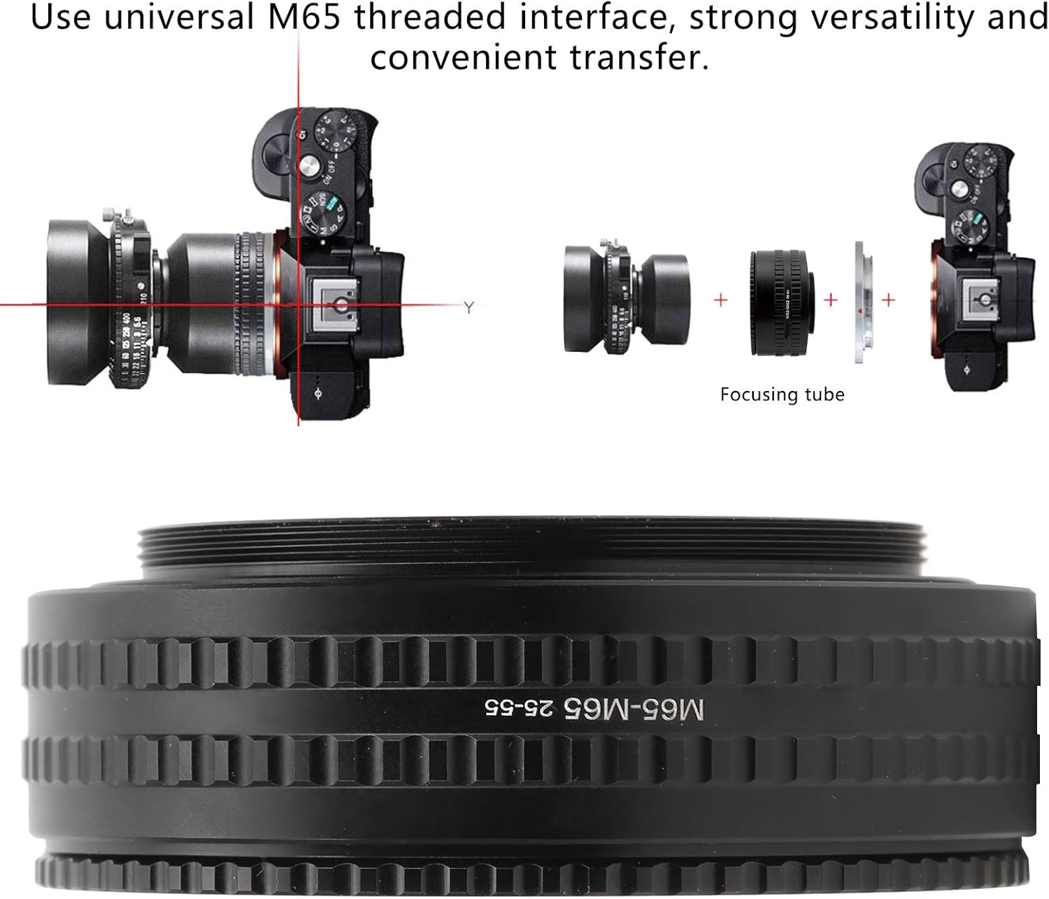 M65M65 2555mm Adjustable Focusing Helicoid Adapter K61210