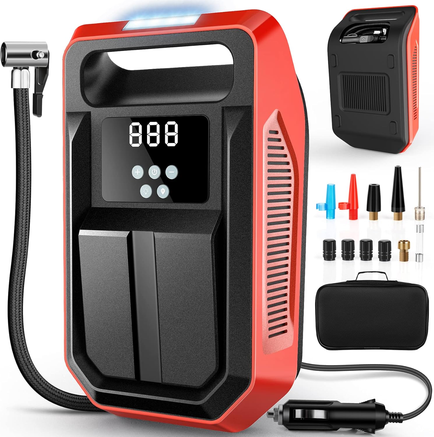 Tire Inflator Portable Air Compressor 12V DC Car Air Pump with Digital Display Y961