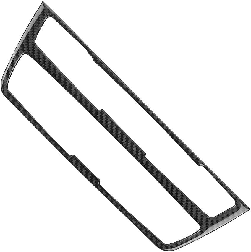 Carbon Fiber Center Console Trim Panel for BMW 3 4 Series GT F30 F32 F34 2013-2017 (Black Pack of 2) M38727