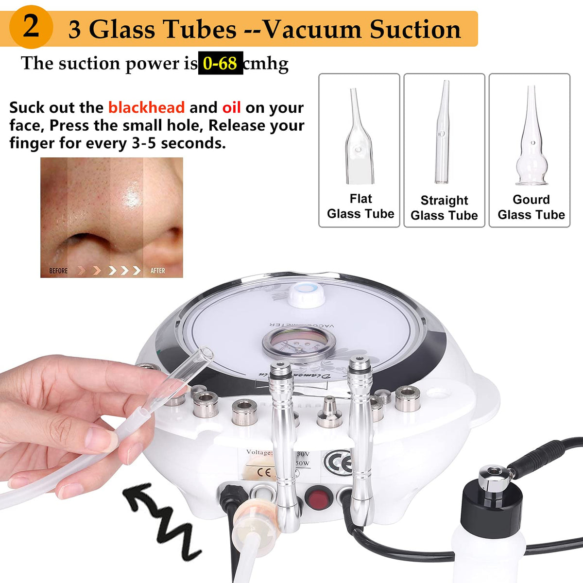 3-in-1 Diamond Facial Machine K9291