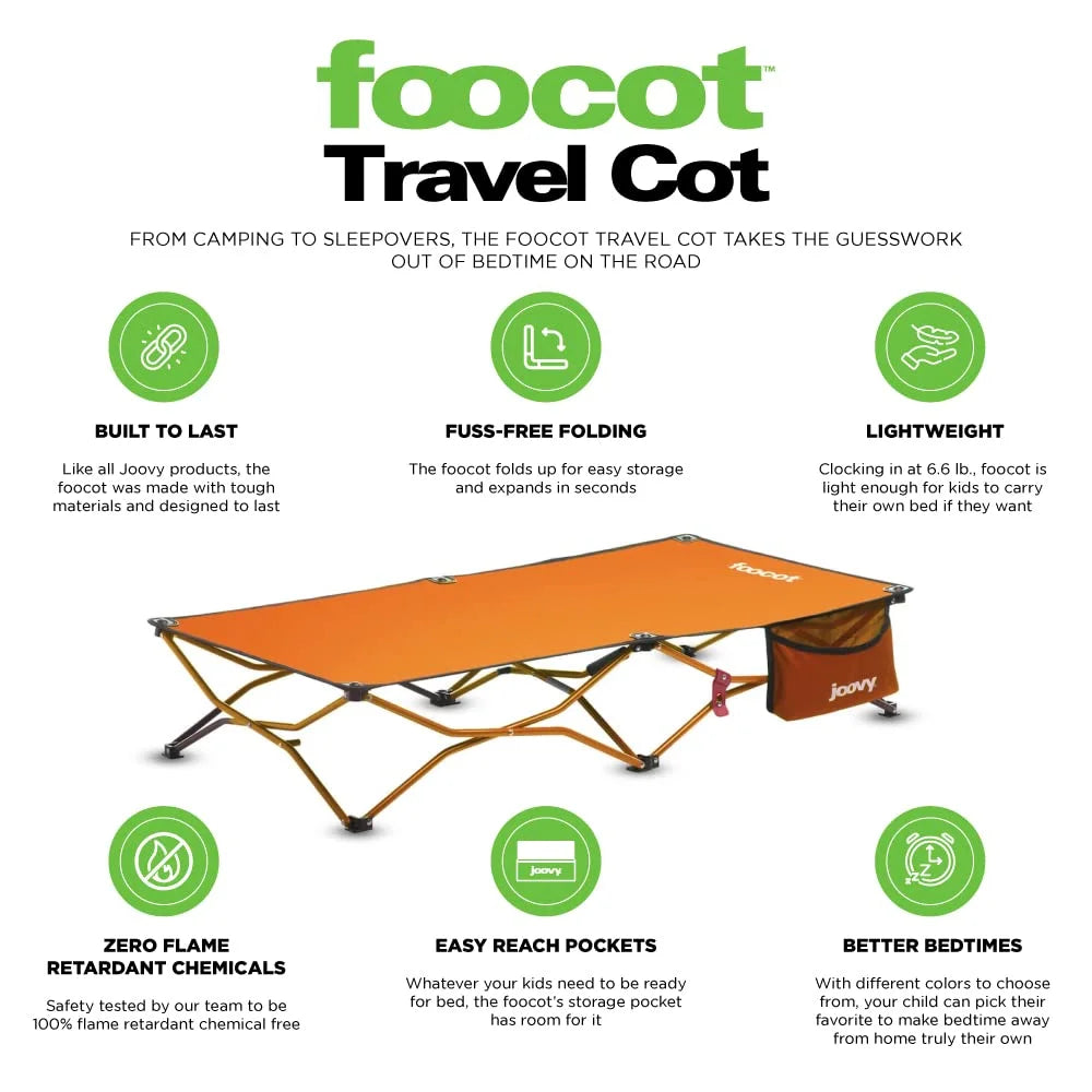 Orange Child Camping Cot D3885