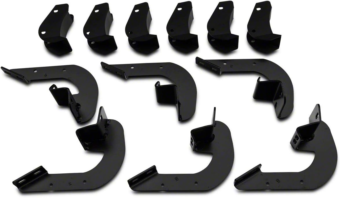 Textured Black Side Step Bars A9322