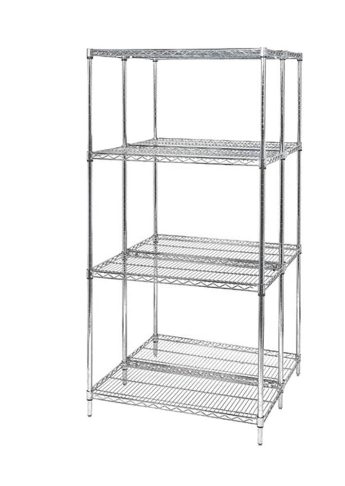 Chrome 4-Shelf Starter Unit S943510