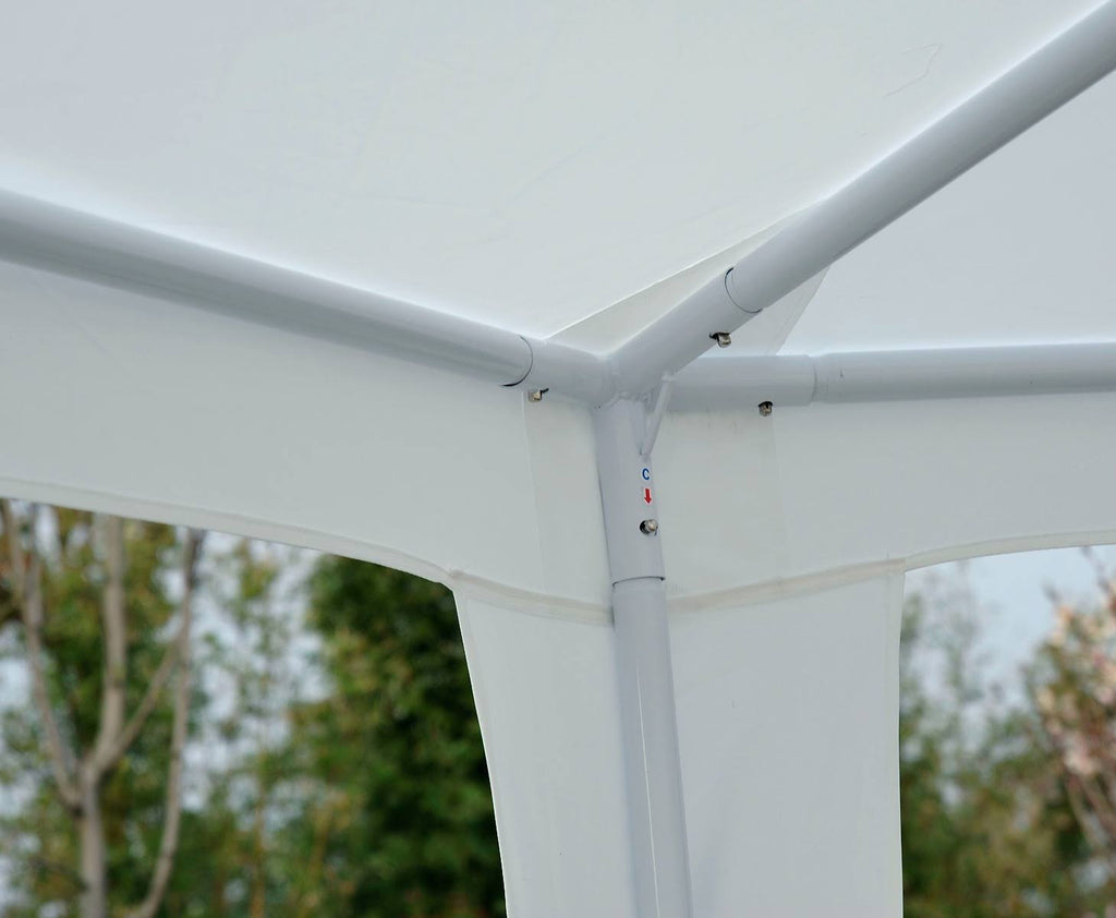 White 10-Wall Gazebo Canopy Tent I95738