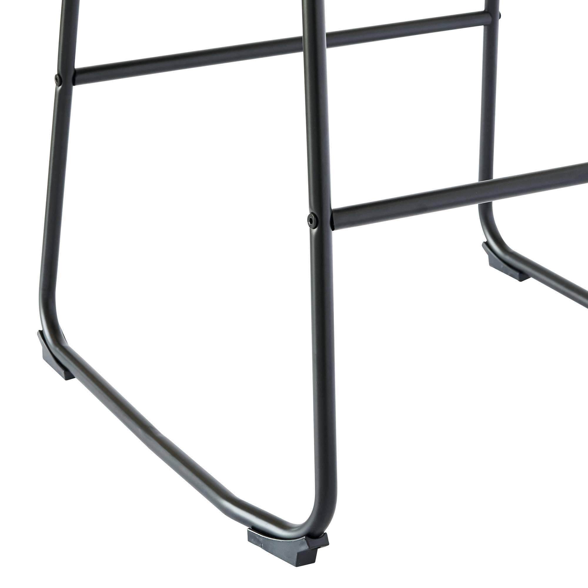 Metal Bar Stool Set, Gray M48846