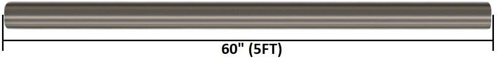 Stainless Steel Straight Exhaust Pipe 5" OD 5' Long X18249