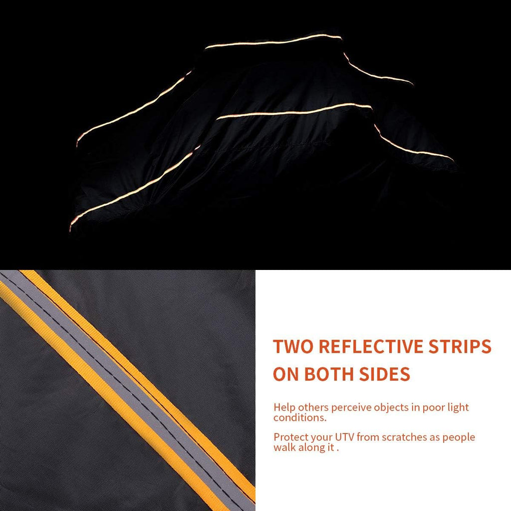 Waterproof UTV Covers Pack of 2 with Reflective Strip I154