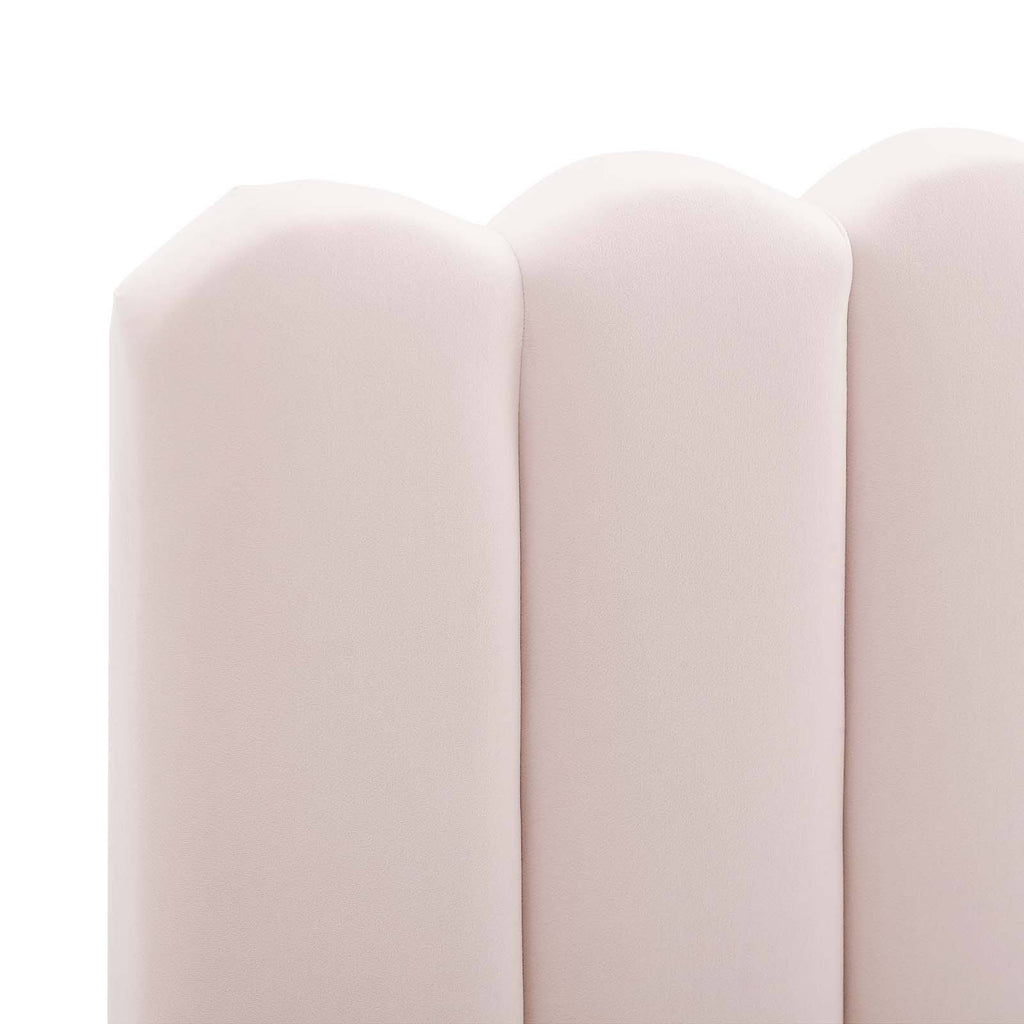 Pink Velvet Full/Queen Headboard U59100