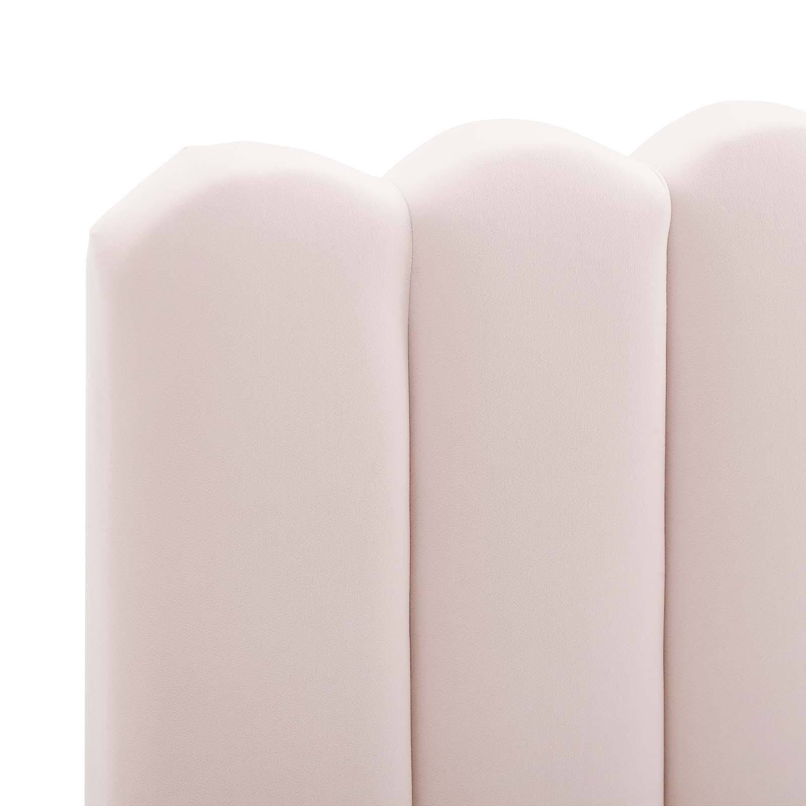 Pink Velvet Full/Queen Headboard U59100
