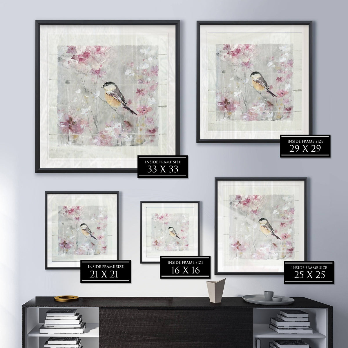Framed Giclee Print 34x34 U7992
