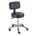 Vinyl Lab Stool with Back Z8418