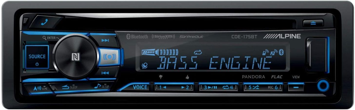 CD Receiver with Bluetooth Wireless Technology and Satellite Radio Tuner O301260