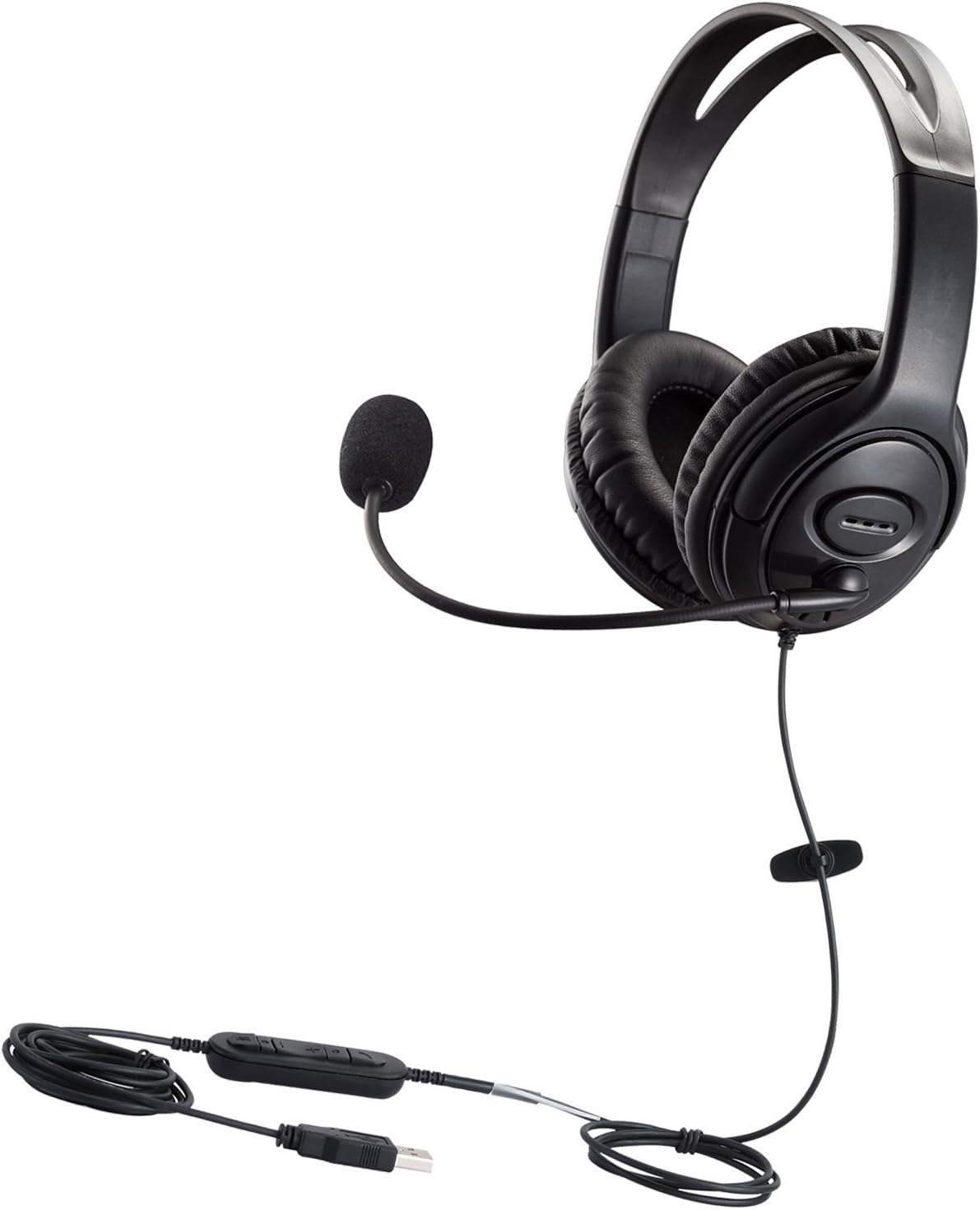USB Telephone Headset with Noise Cancelling Microphone Dual Ear J216703