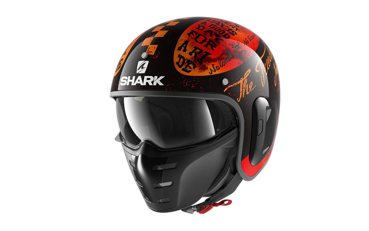 Black Orange Helmet C42079