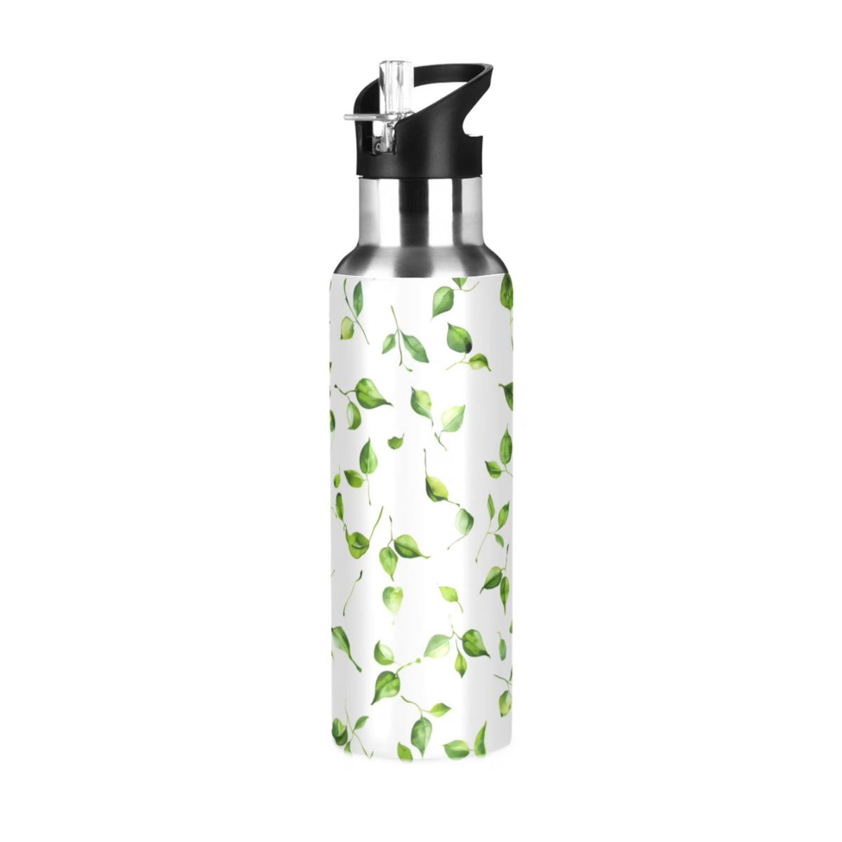 20 oz Insulated Stainless Steel Water Bottle with Straw Lid I127