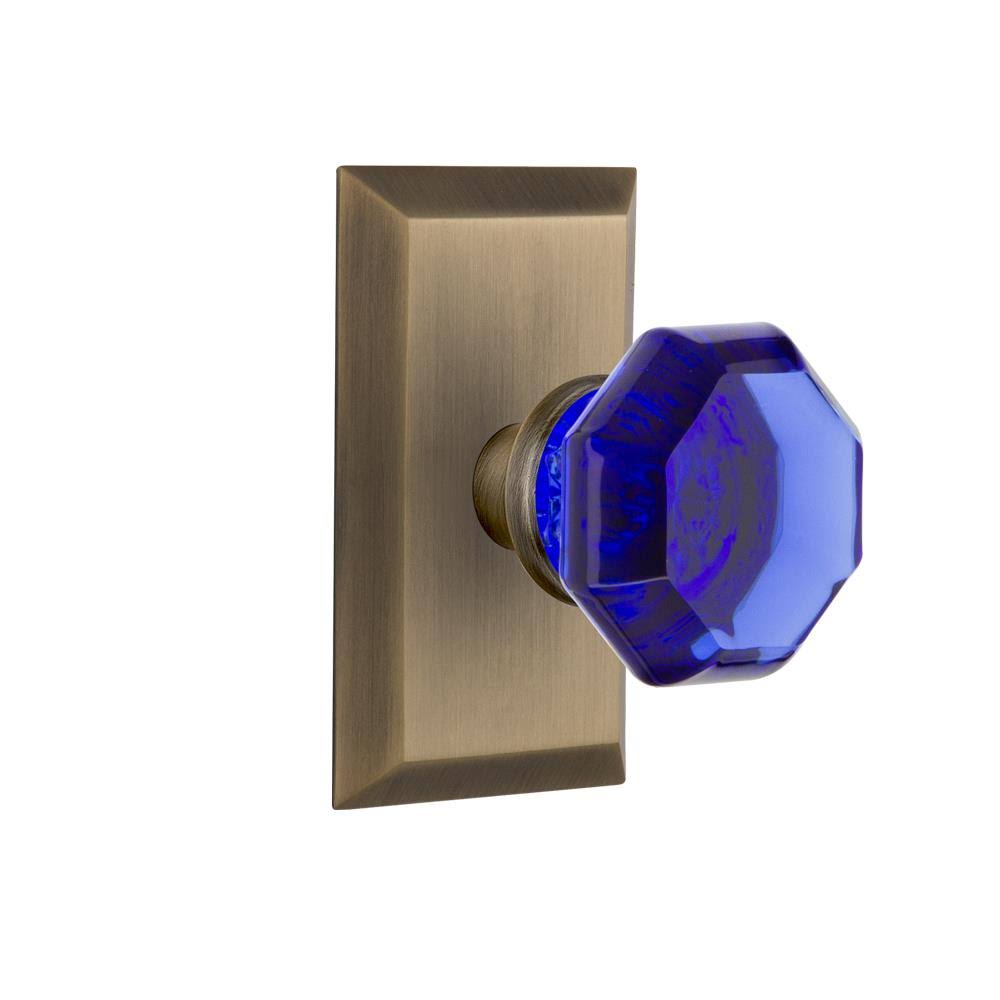 Antique Brass Cobalt Door Knob H8656
