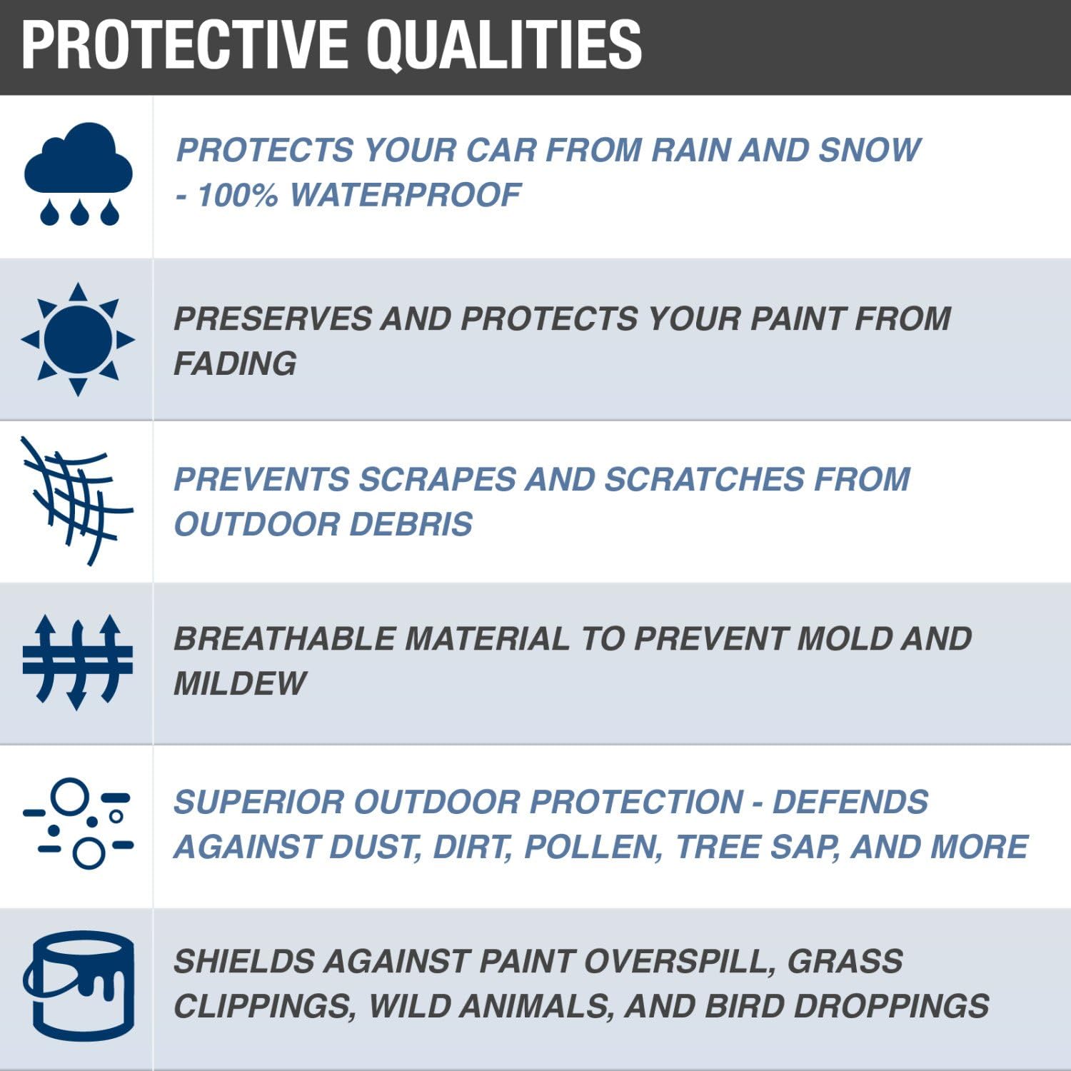 4 Layer Waterproof Car Cover X498