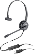 Pack of 2 USB Mono Computer-Headset with Noise Cancelling Mic H785882