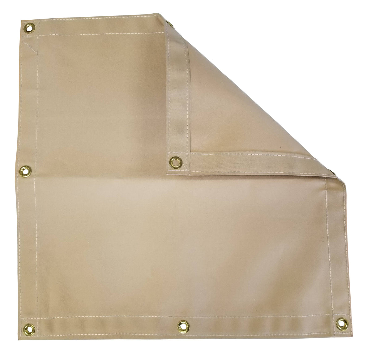 Tan Workhorse Polyester Canvas Tarp - 14.5 oz. C6598
