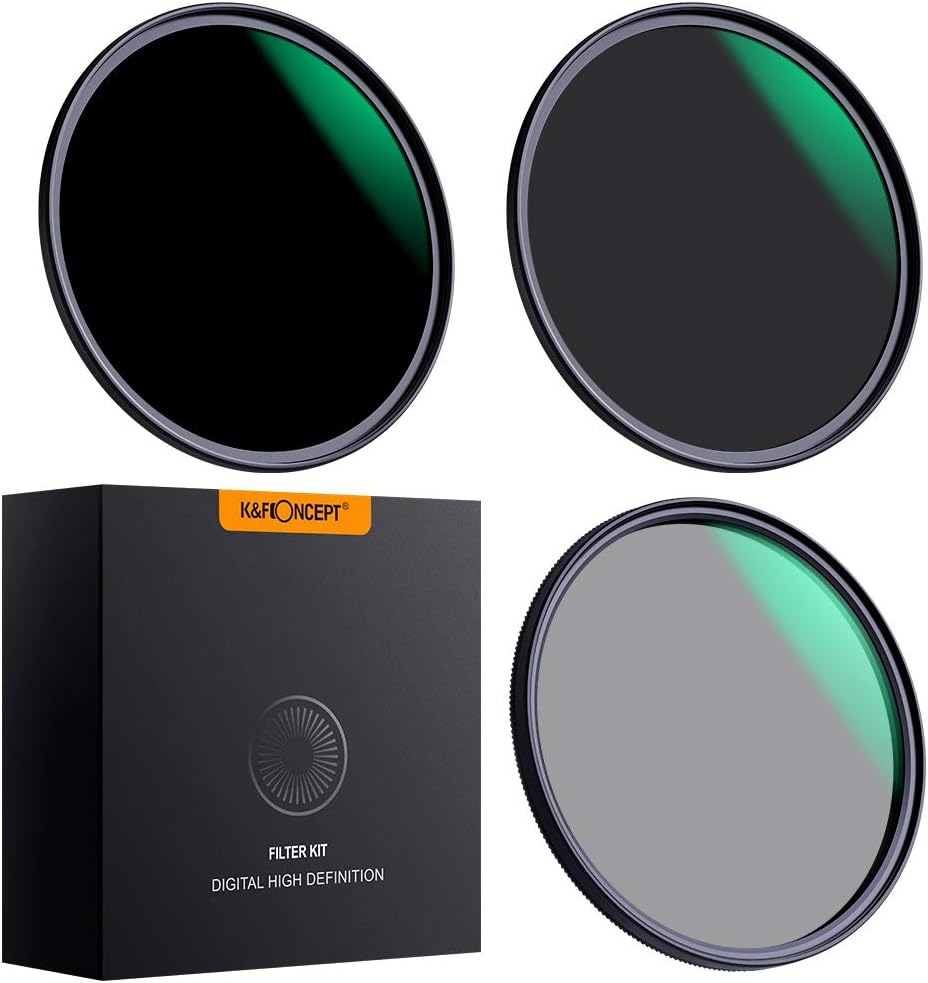 52mm ND8 ND64 CPL Circular Polarizer Filter Set with Multi-Layer Coatings J14022