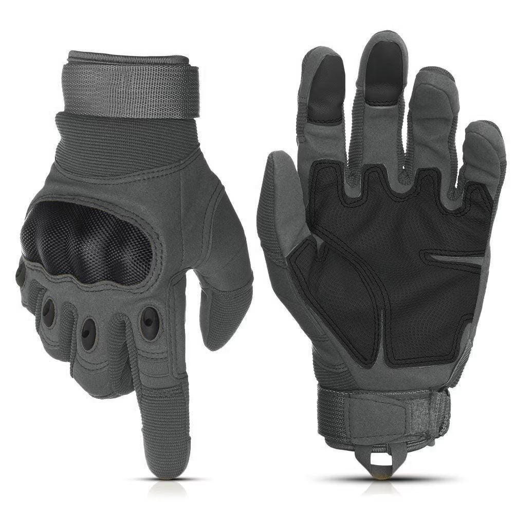 Gray Motorcycle Gloves Q15975