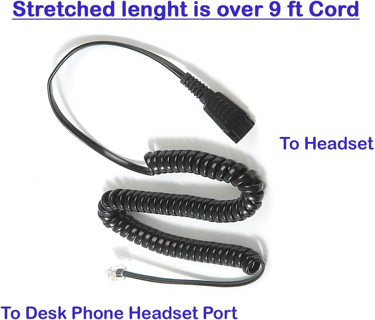 Noise Cancelling Binaural Headset with Quick Disconnect Cord Q16038
