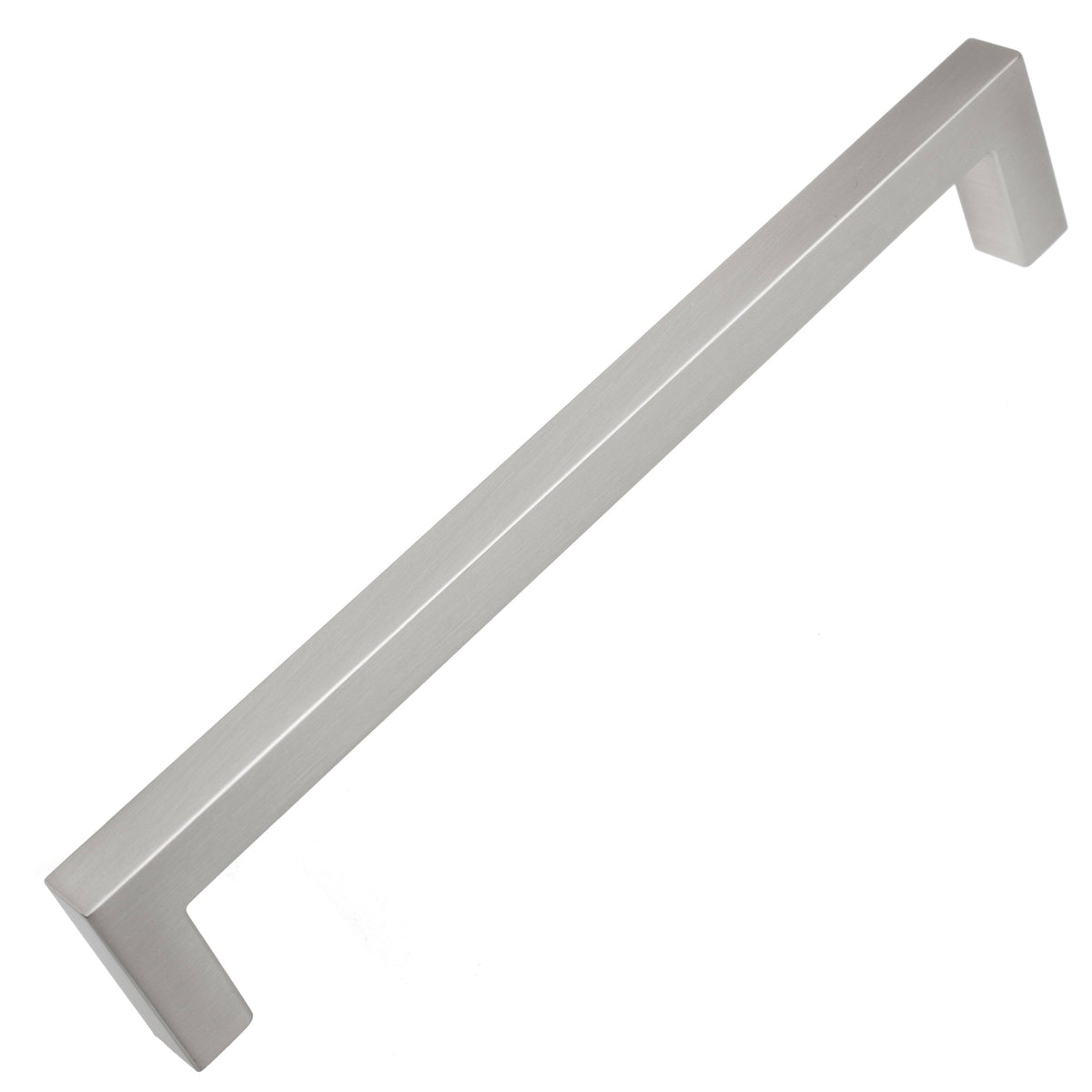 6.25-Inch Solid Square Cabinet Bar Pull Handle Satin Nickel - Pack of 25 A2221