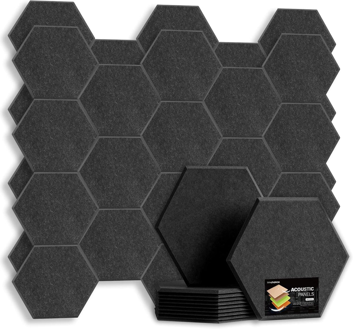 White 12 Pack Acoustic Panels Z707