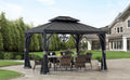 Solar Powered Hardtop Gazebo M6453