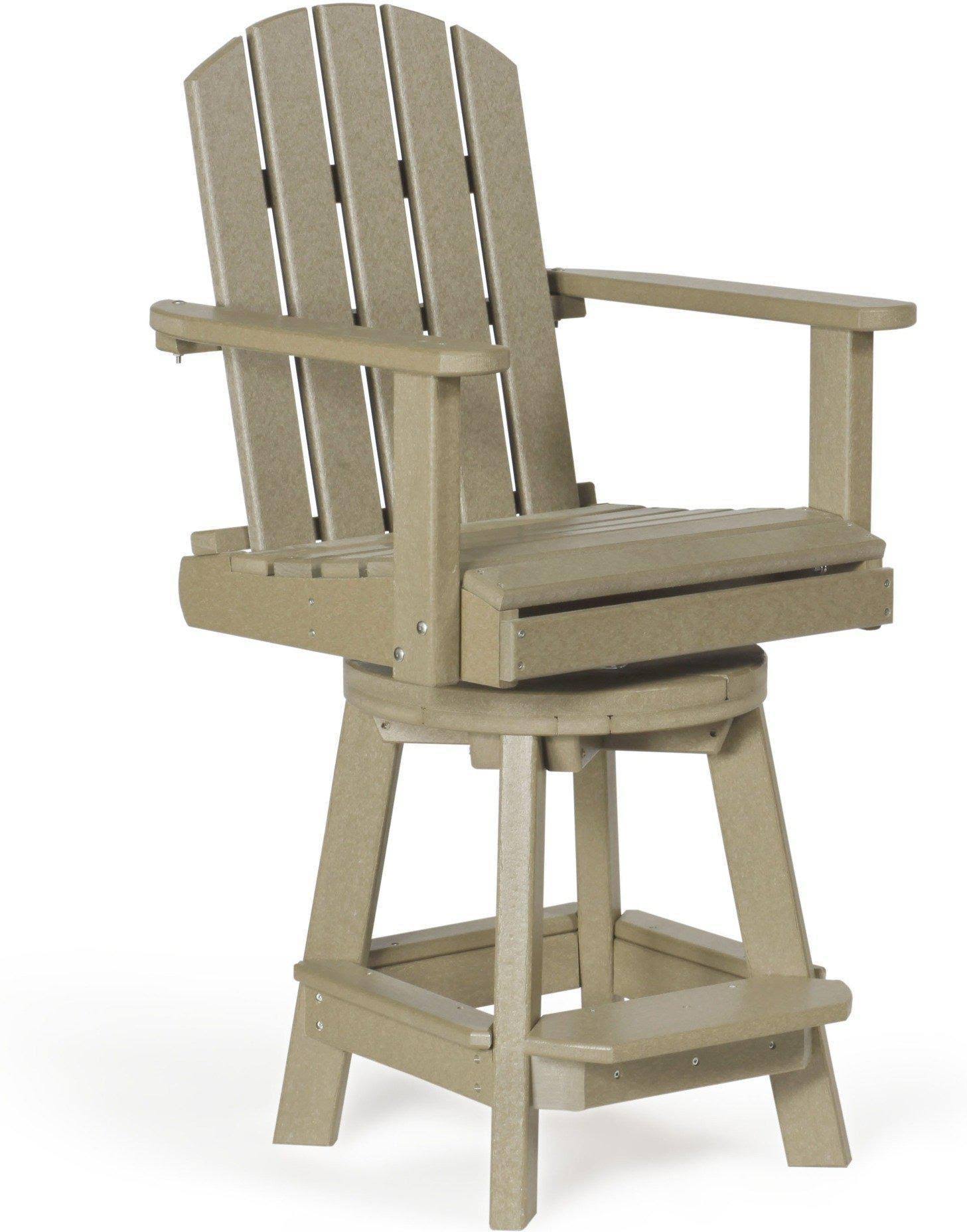Lime Green Poly Swivel Pub Chair H30783