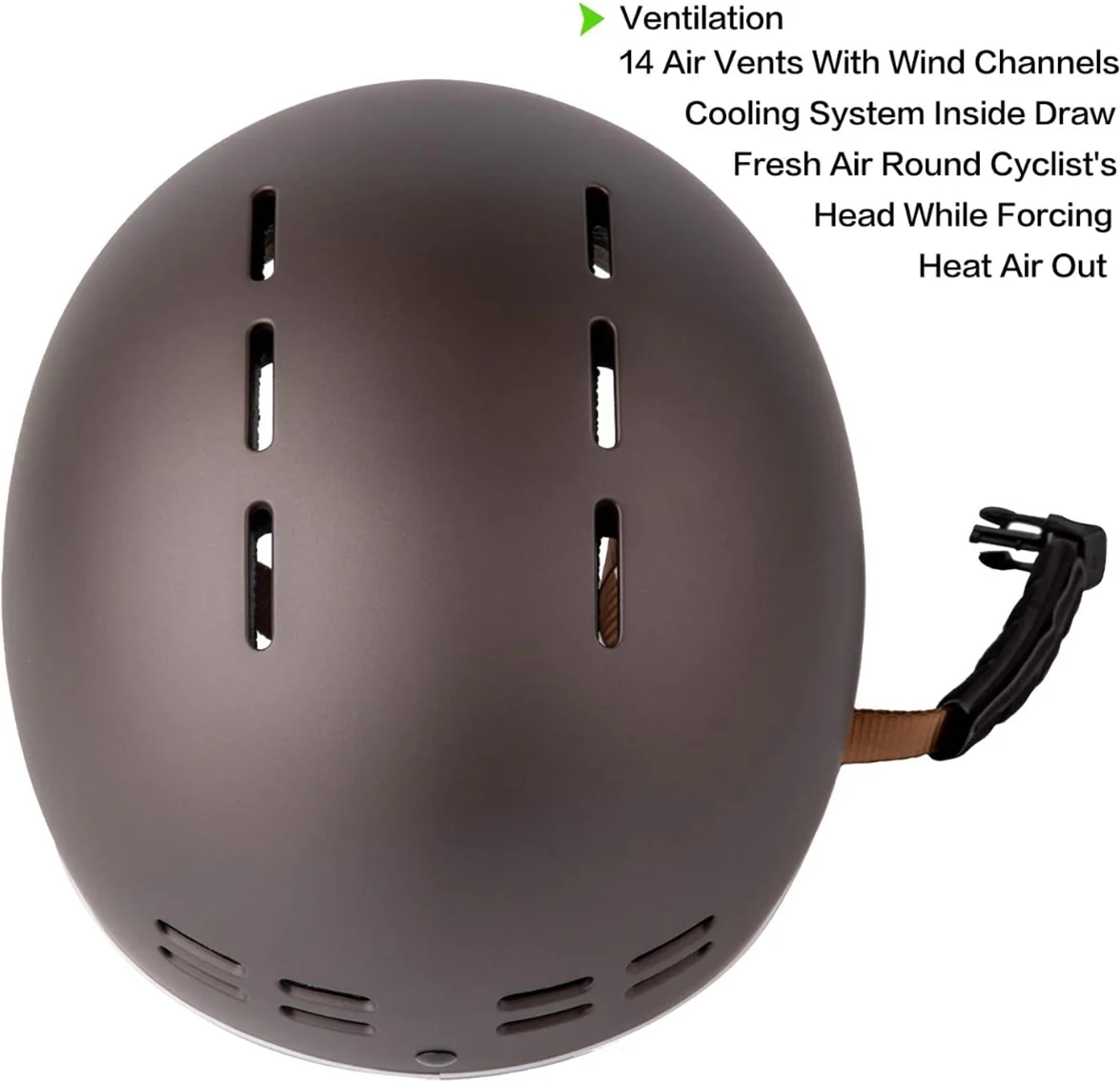 Rose Gold Adjustable Road Bike Helmet W6437