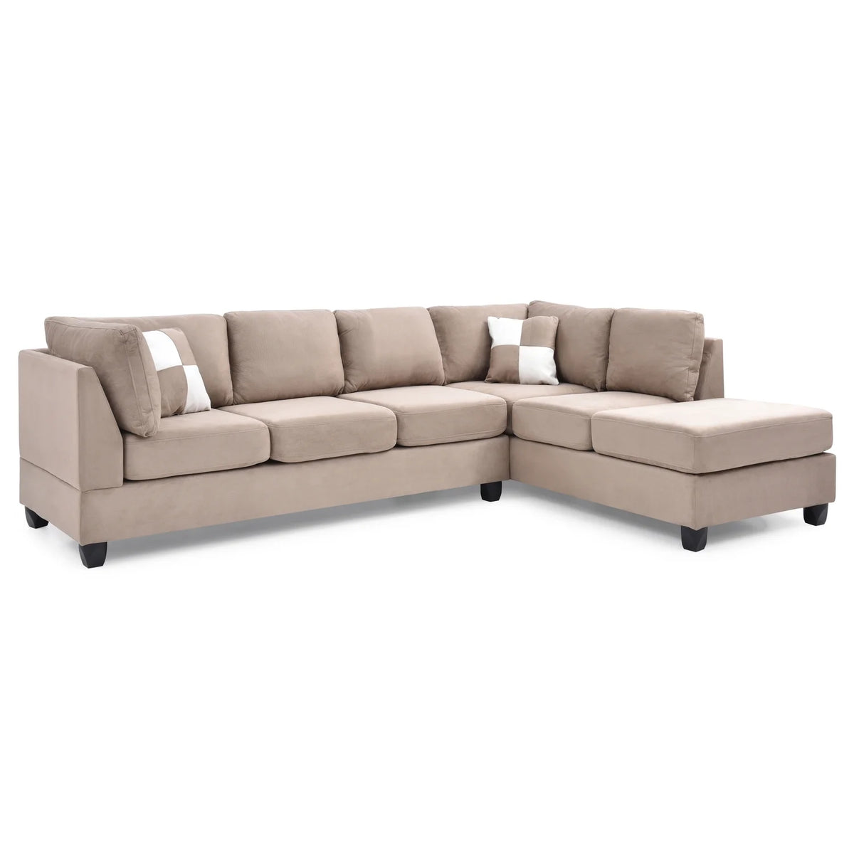 Mocha Sectional (3 Boxes) X739