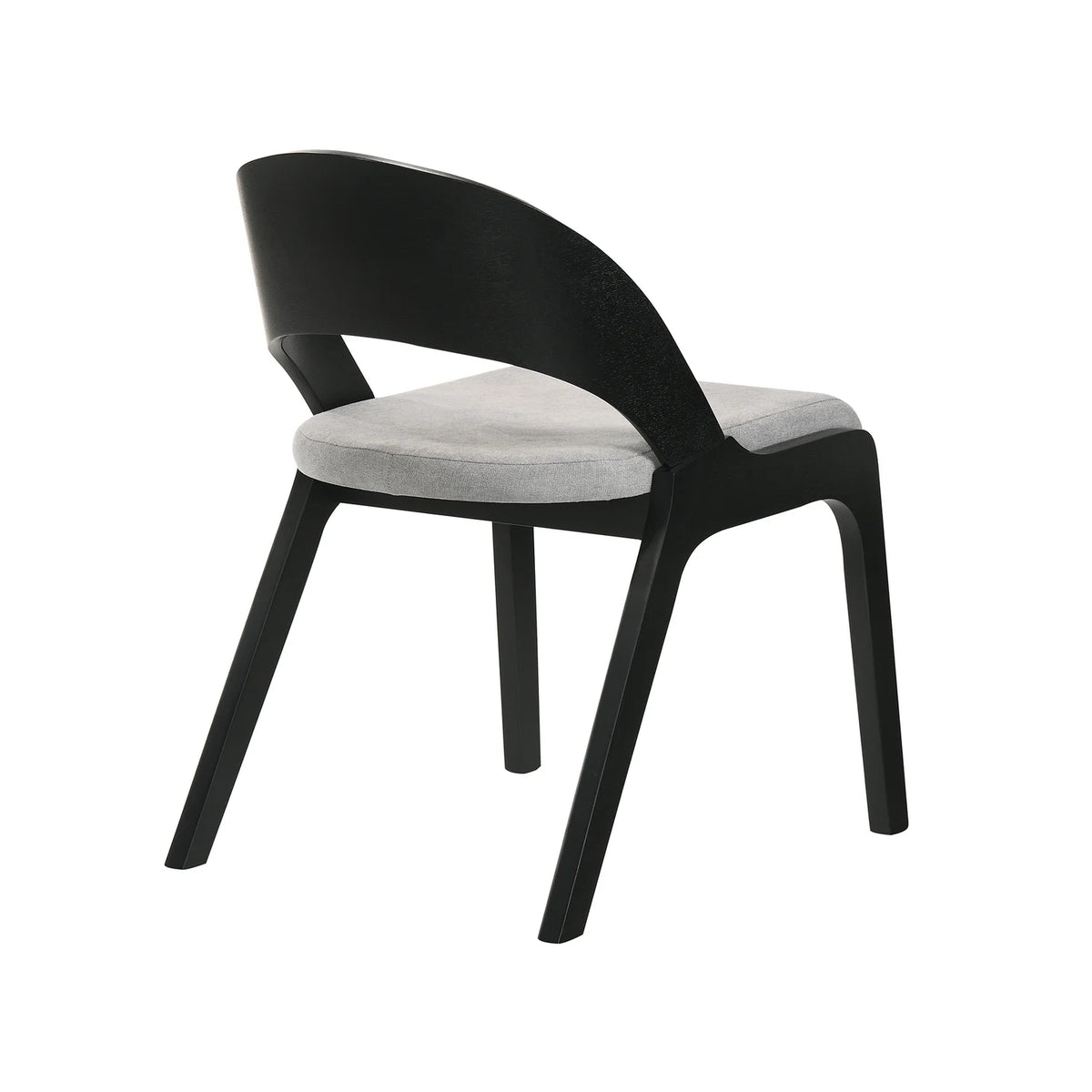 Fabric & Wood Accent Chairs, Set of 2 C6547