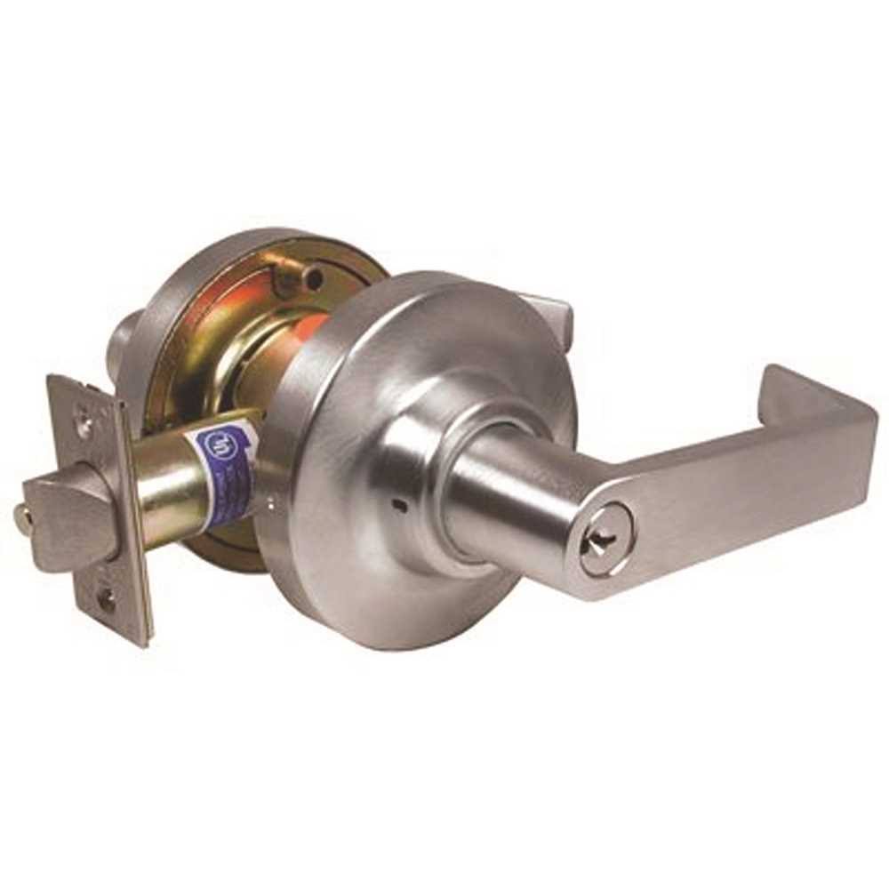Satin Chrome Storeroom Door Lever C812