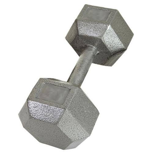 90lb Cast Iron Hex Dumbbell R95633