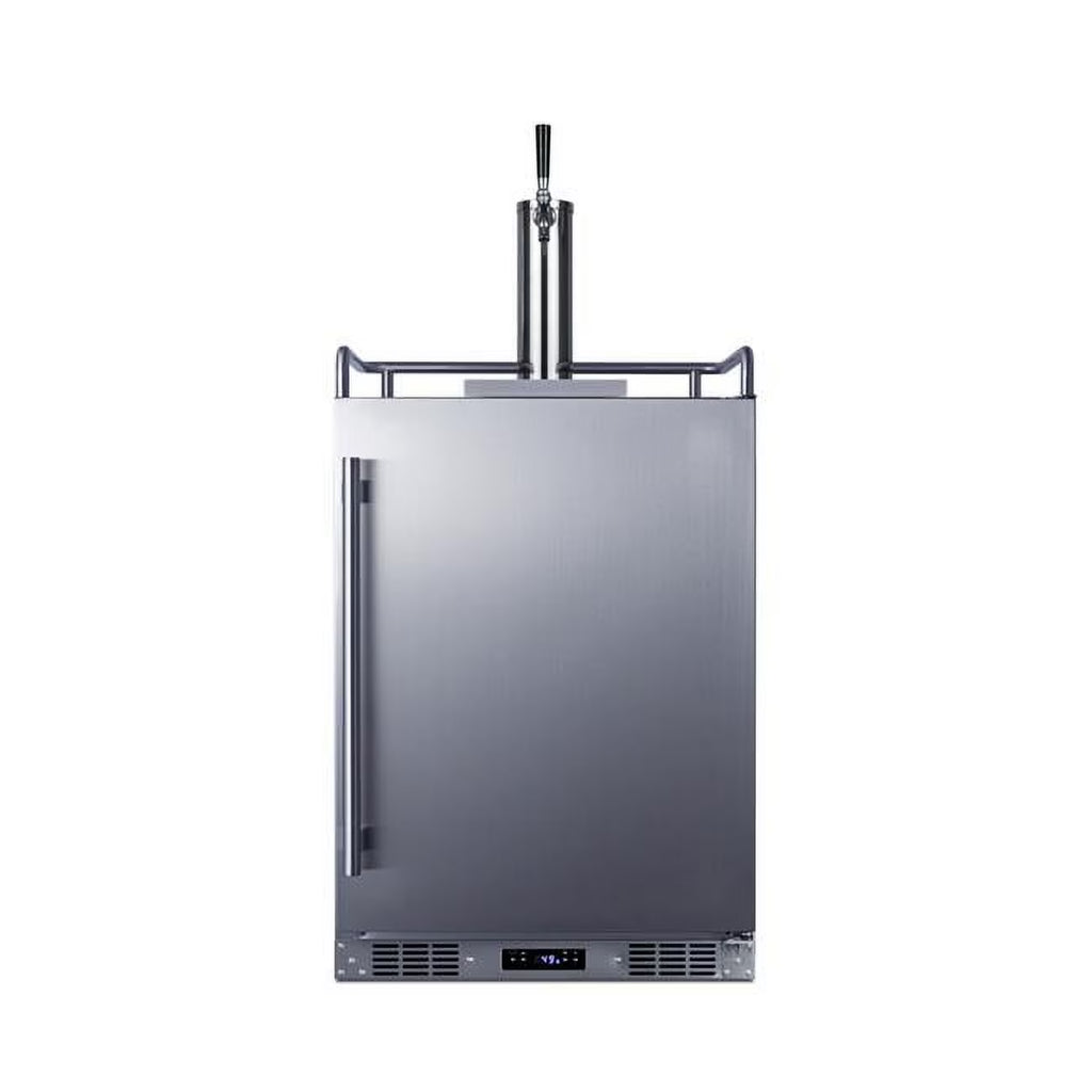 24 in. Built-In Outdoor Beer Kegerator D881750