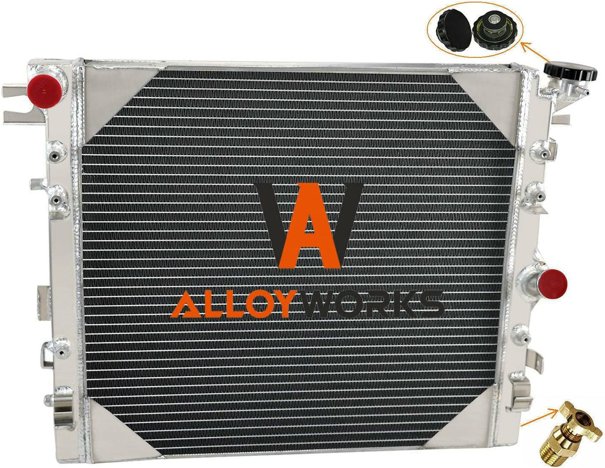 Aluminum Radiator for Jeep Wrangler JK 3.6L 3.8L V6 Engines T149