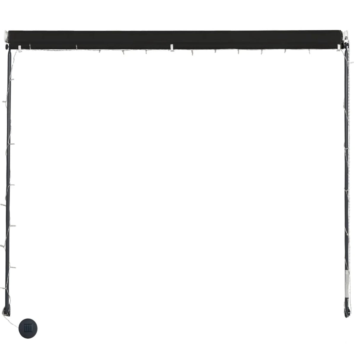 Retractable Awning 98.4"x59.1" Anthracite O434762