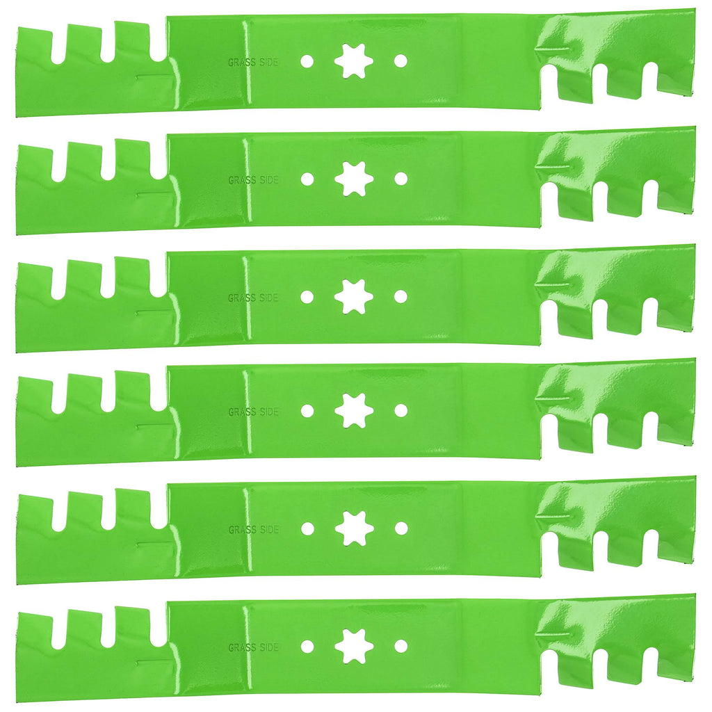 6 Pack Toothed Mulching Blade P3910