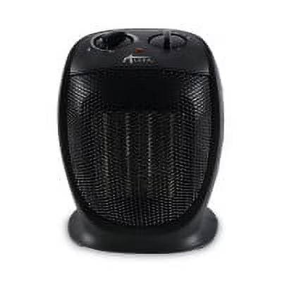 Ceramic Heater Tower with Remote Control, 1,500 W, Black K212