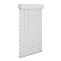 White Faux Wood Blind I95228