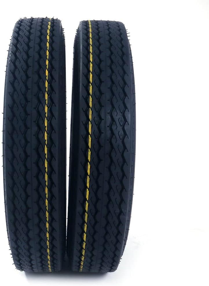 Set of 2 Boat Trailer Tires 5.30-12 6 Ply I767