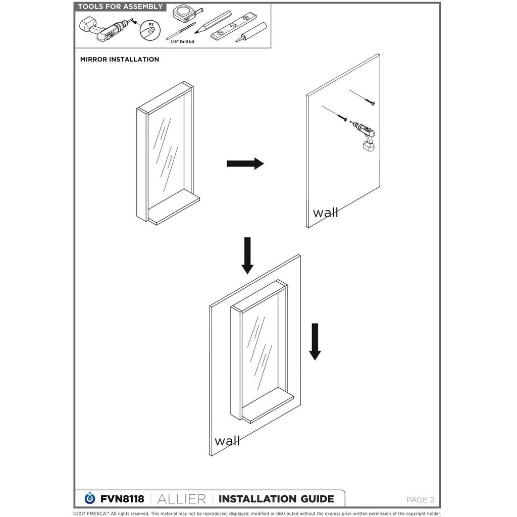 White Modern Bathroom Cabinet G6567