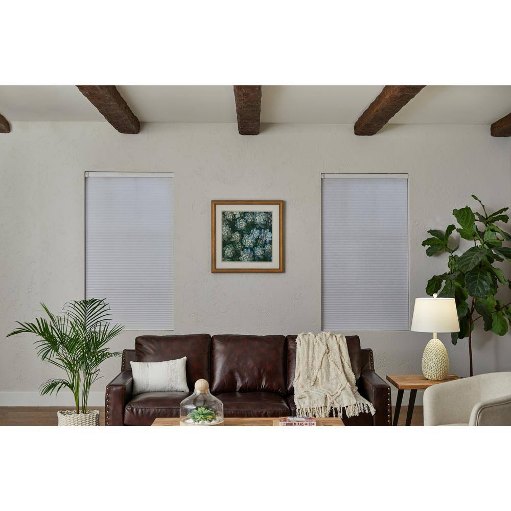 White Cordless Blackout Cellular Shade 52.75 in. W x 72 in. L T54740
