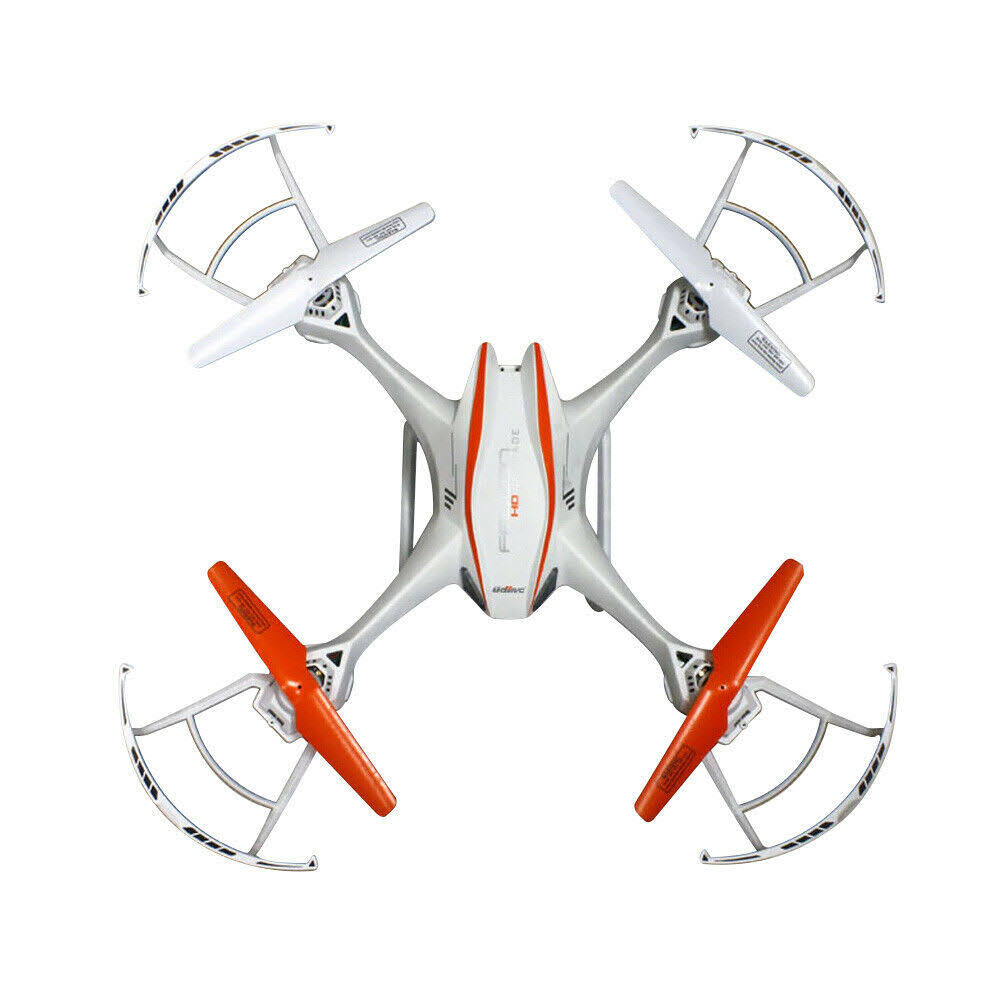White 4-Channel 6 Axis UFO Drone RC Quadcopter with HD Camera J672440